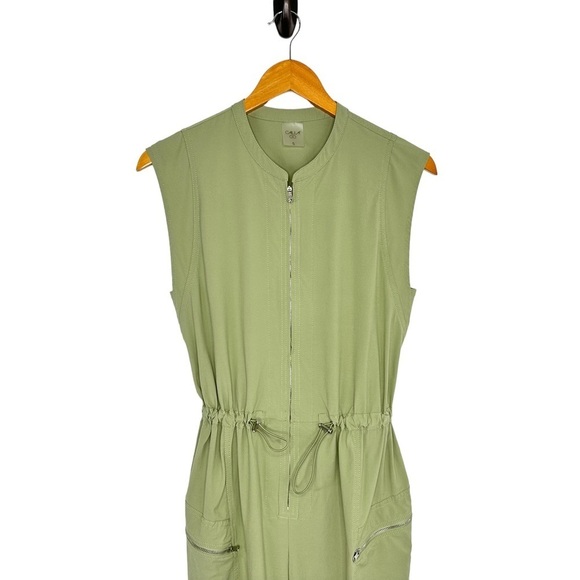 Calia By Carrie Underwood Womans Soft Utility Jumpsuit Sz Small Green Sleeveless - Picture 5 of 8
